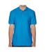 Unisex adult sports polo shirt sapphire blue Gildan