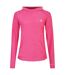 Sweat à capuche sprint city femme rose bonbon chiné Dare 2b