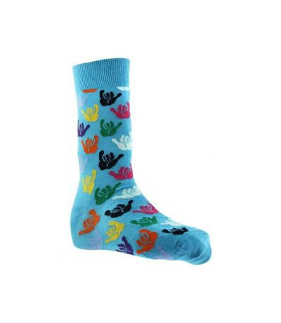 HAPPY SOCKS Chaussettes Mixte Coton SUP Cyan Multicolore