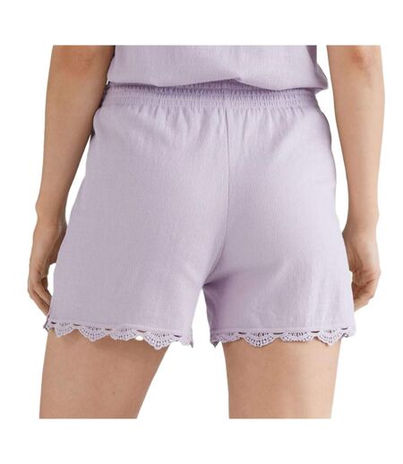 Short Mauve Femme O'Neill Smocked - L