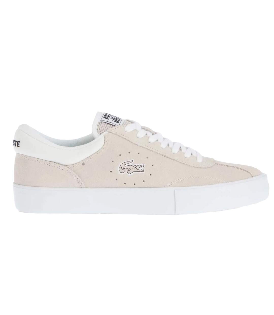 Mens trackserve suede trainers off white Lacoste-3