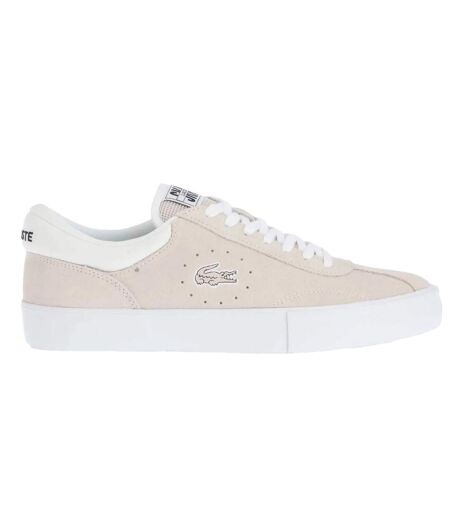 Mens trackserve suede trainers off white Lacoste