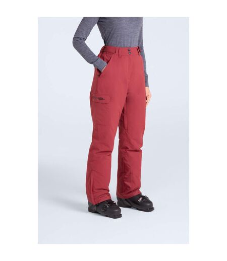 Pantalon De Ski Glaze Femme Rouge Animal