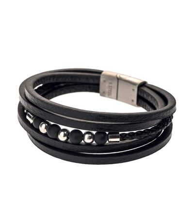 Bracelet noir homme geographical norway 315136 - taille unique