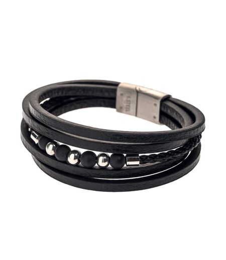 Bracelet noir homme geographical norway 315136 - taille unique