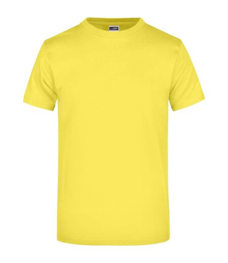 T-shirt Adulte Jaune James And Nicholson