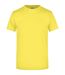 T-shirt Adulte Jaune James And Nicholson-1