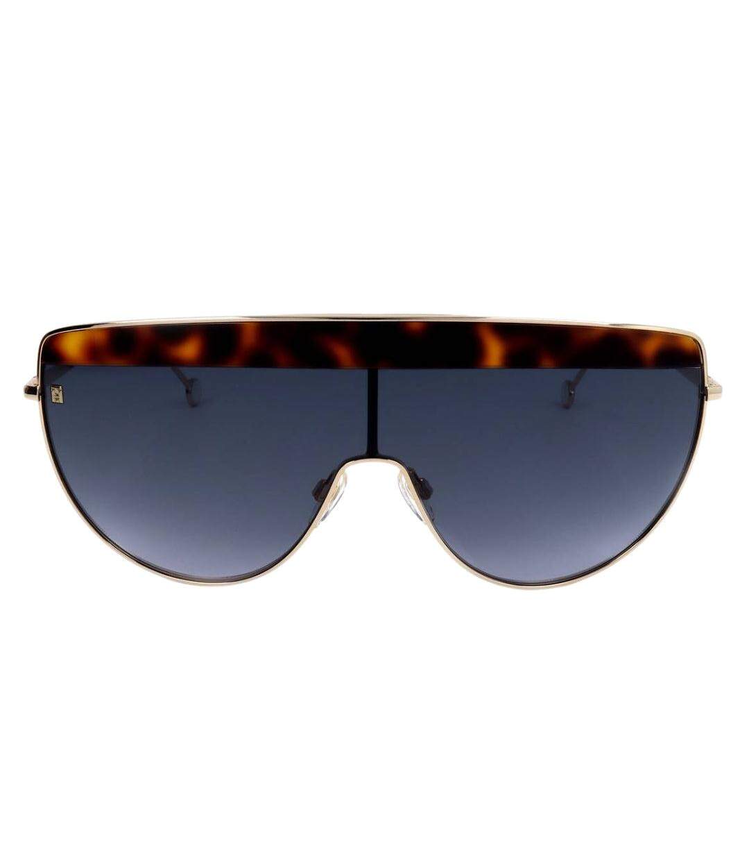 Lunettes De Soleil Adulte Taille Unique Jaune Or Marron Tommy Hilfiger-1