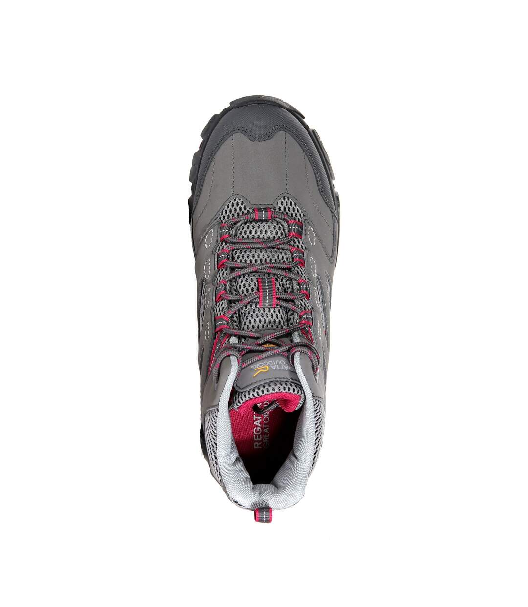 Chaussures Montantes De Randonnée Holcombe Femme Gris Rose Foncé Regatta-4