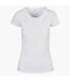 Build Your Brand Womens/Ladies Basic T-Shirt (White)
