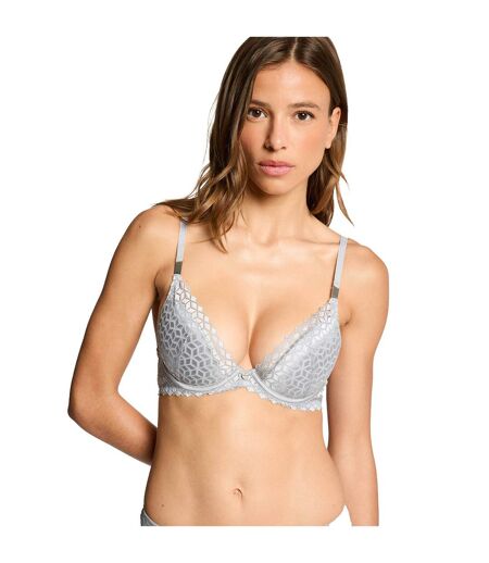 Soutien-gorge coques moulées argent Carolina