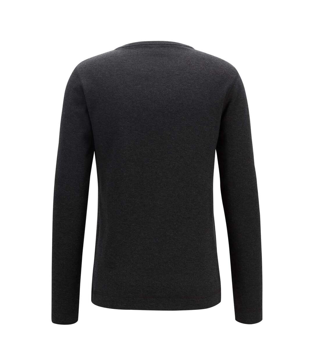 T-shirt Manches Longues Tempest Homme Noir Chiné Boss-2