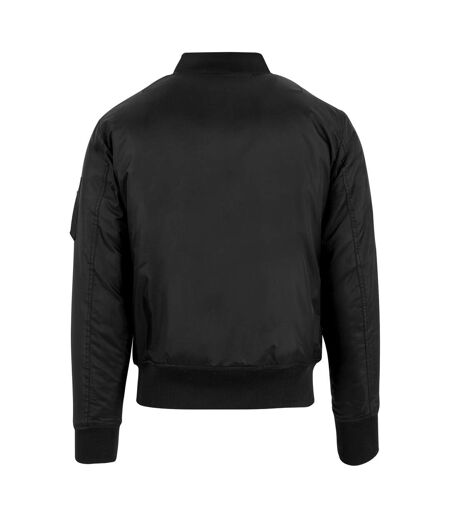 Blouson D'aviateur Homme Noir Build Your Brand