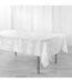 Nappe Imprimé Métallisé Bully 150x300cm Blanc-1