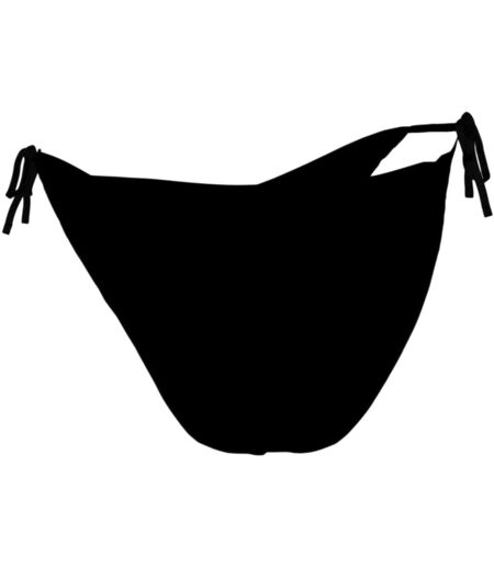 Womens/ladies Tri String Bikini Bottoms Black Nike