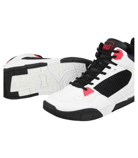 Baskets Layup Homme Blanc Noir Rouge Everlast