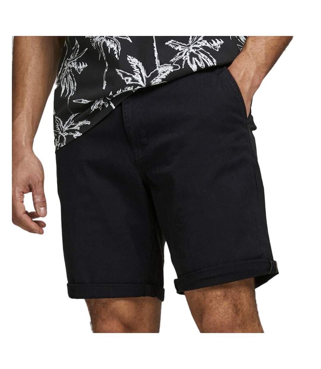 Short Chino Noir Homme Jack & Jones 12242692 - XL-1