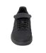Womens/ladies Humanrace  Leather Trainers Charcoal Samba-1