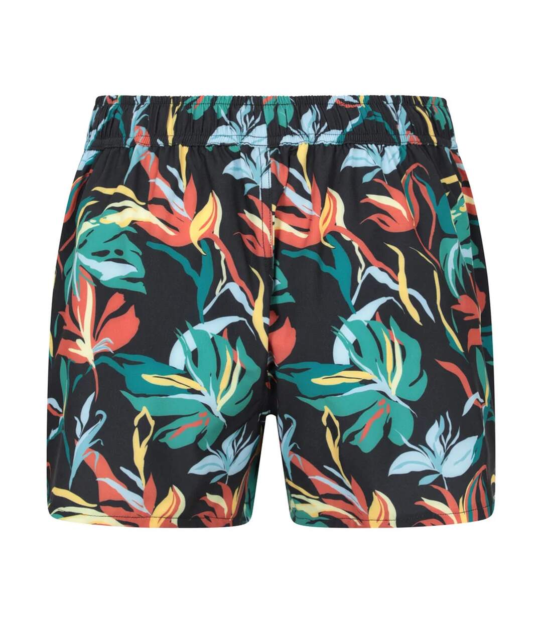Womens/ladies Patterned Stretch Flowers Boardshorts Black Mountain Warehouse-2