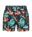 Womens/ladies Patterned Stretch Flowers Boardshorts Black Mountain Warehouse-2