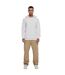 Mens Ultra Heavy Regular Hoodie Blanc Build Your Brand-1