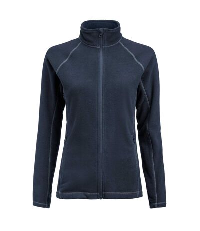Womens/ladies Zion Fleece Jacket Navy James Harvest