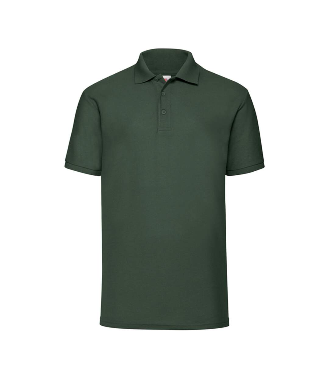 Polo 65/35 Homme Vert Bouteille Fruit Of The Loom-1