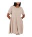 Robe Courte Manches Courtes Femme Champignon Brave Soul-2