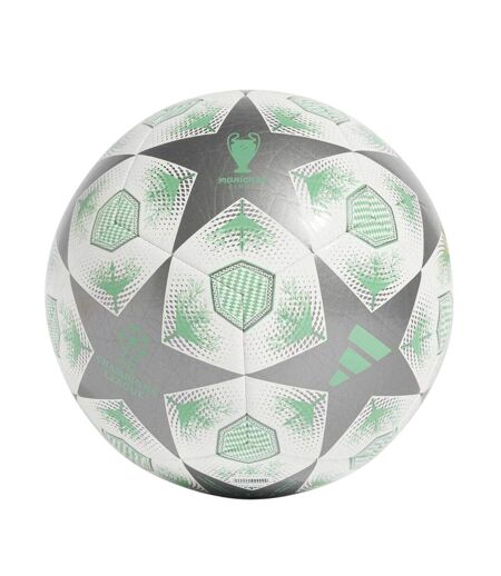 Ballon De Foot Motif/style Ligue Des Champions De L´uefa 24/25 Knockout Taille 5 Argenté Vert Adidas