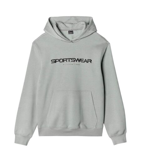 Sweat À Capuche M1259 Homme Gris 4F
