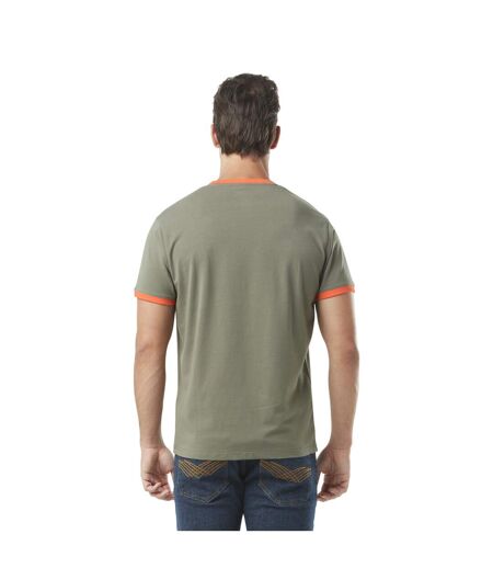 T-shit homme stretch en col V en contraste Blast Vondutch