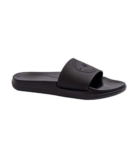 Claquettes Motif/style Uni Femme Noir 4F