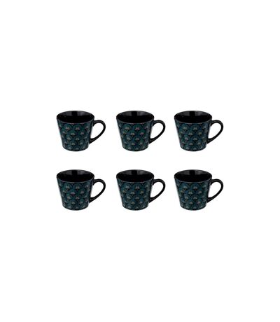 Lot de 6 Mugs Jiling 30cl Bleu Indigo