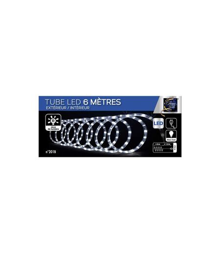 Paris Prix - Tube Lumineux Led Extérieur techno 6m Blanc
