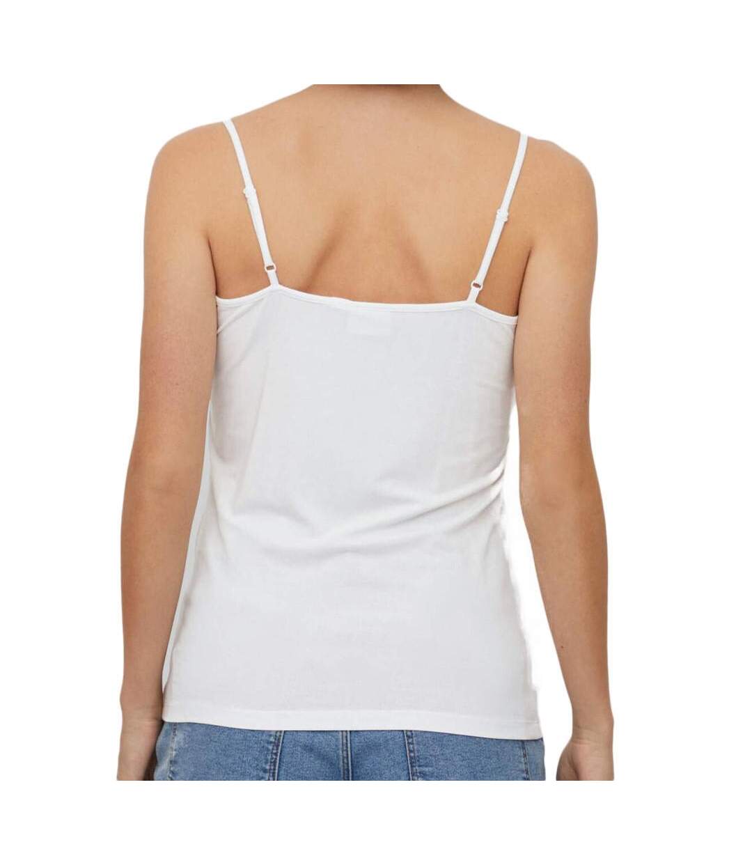 Débardeur Blanc Femme Vila Singlet - L