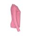 Womens/ladies long-sleeved t-shirt pink Cottover-4