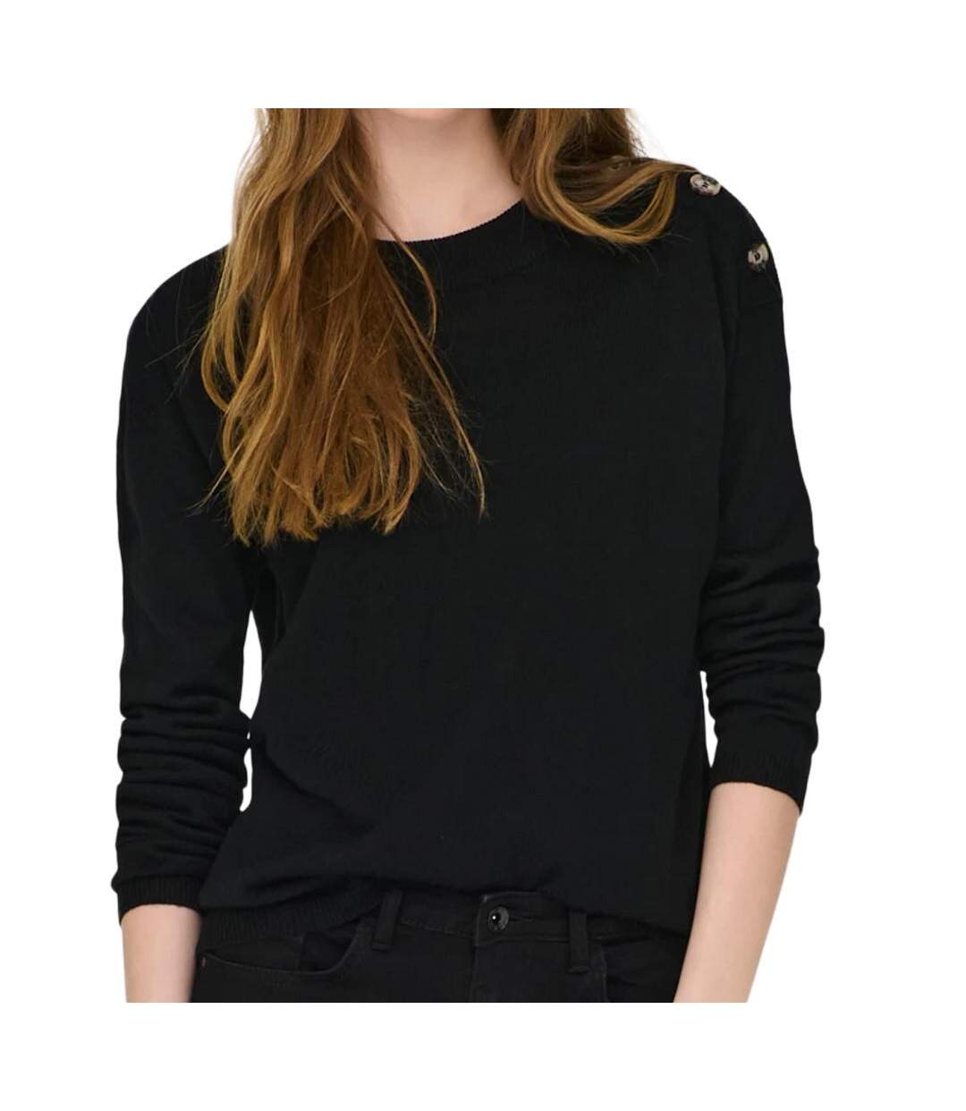 Pull Noir JDY Laura Button - L