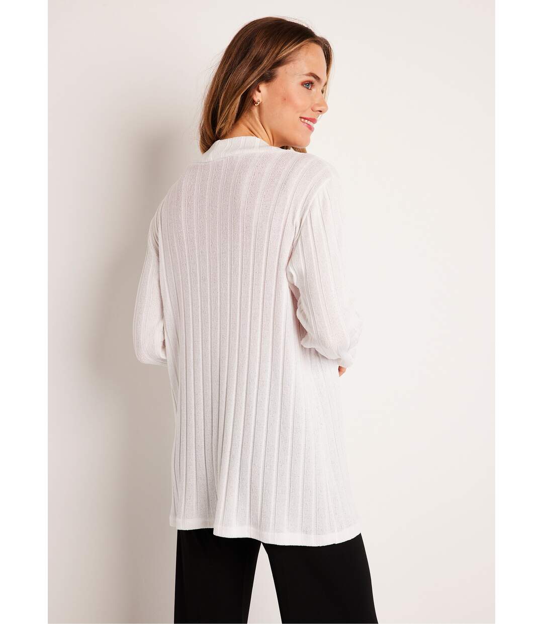 Gilet long droit-2