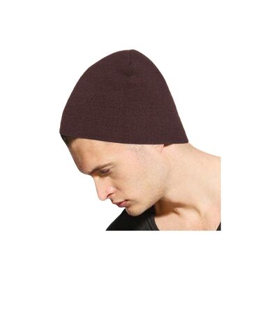 Bonnet Épais Adulte Unisexe Marron Yupoong