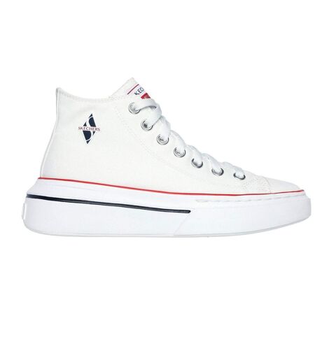 Baskets Femme Blanc Skechers