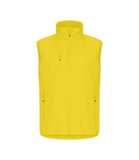 Veste Softshell Classic Homme Jaune Vif Clique