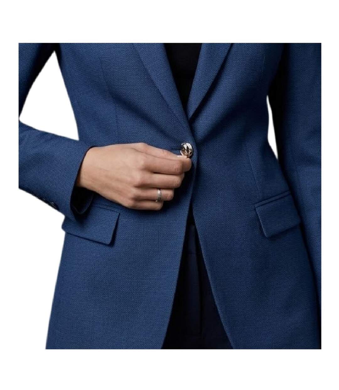 Blazer Femme Bleu Boss-4
