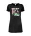 Amplified Womens/Ladies London Calling The Clash T-Shirt Dress (Charcoal) - UTGD959