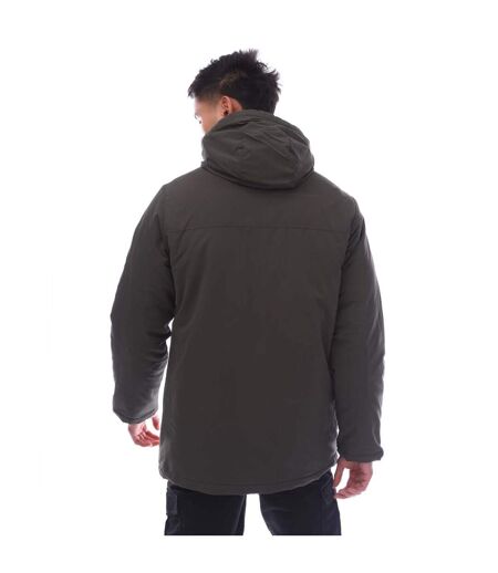 Mens Fen Parka Khaki Jack And Jones
