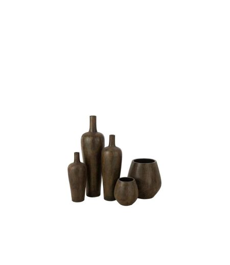 Vase Déco en Ciment Victor 80cm Marron