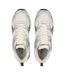 Womens/ladies Pro Mira Synthetic Leather Trainers Camel Silver USA Pro-3