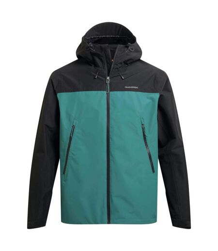 Veste Imperméable À Capuche Vanth Homme Noir Vert Craghoppers