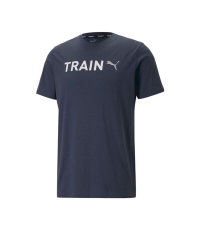 T-shirt Marine Homme Puma Train