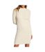 Robe ecru femme morgan duveteuse-1
