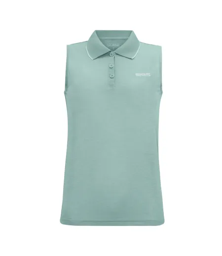 Womens/ladies Tima Ii Sleeveless Polo Shirt Ivy Moss Regatta